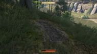 The story's graveyard, where the axe can be found (Image via Deep Silver)